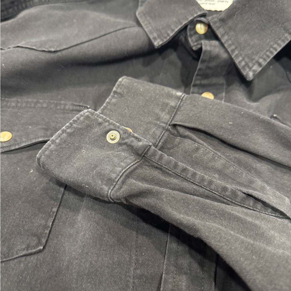 Wrangler Black Denim Shirt - Picture 4 of 4